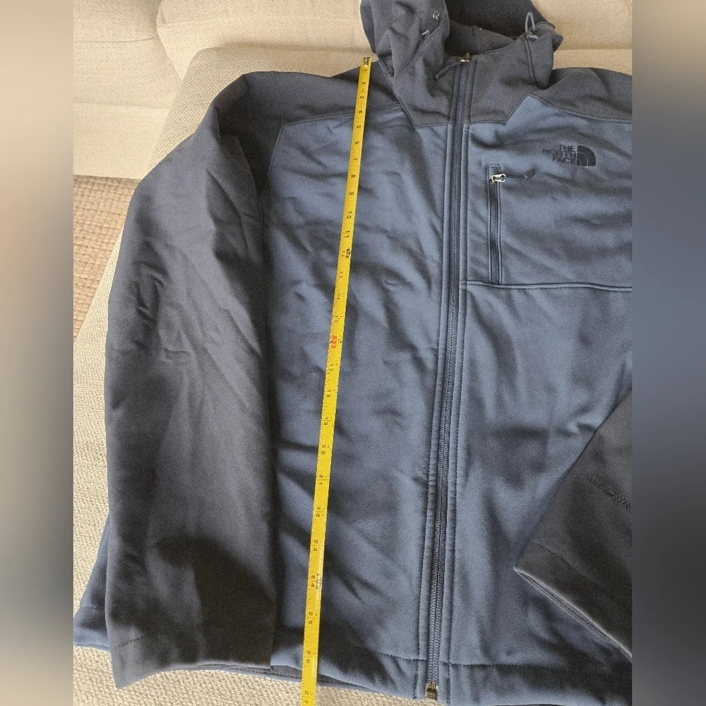 The North Face Mens Blue Apex Risor Hoodie Jacket Windwall M TNF Gorpcore Travel
